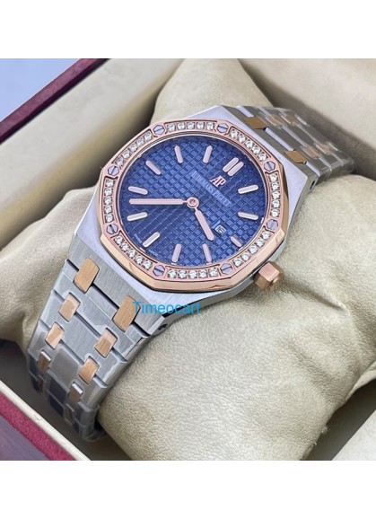 Audemars Piguet Royal Oak Diamond Blue Ladies Watch