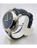 Panerai GMT Blue Leather Strap Swiss Automatic Watch