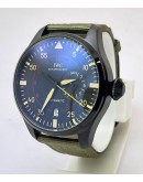 I W C Pilot Le Petit Prince Black Swiss Automatic Watch