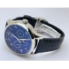 I W C Portugieser Perpetual Calendar Blue Swiss Automatic Watch