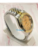Rolex Datejust Golden Dail 40MM Dual Tone Swiss Automatic Watch