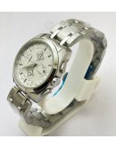 Tissot Couturier White Steel Bracelet Watch