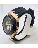 Audemars Piguet Royal Oak Offshore Rose Gold Black Rubber Strap Limited Edition Watch