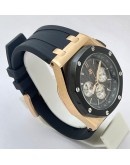 Audemars Piguet Royal Oak Offshore Rose Gold Black Rubber Strap Limited Edition Watch