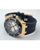 Audemars Piguet Royal Oak Offshore Rose Gold Black Rubber Strap Limited Edition Watch