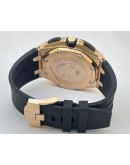 Audemars Piguet Royal Oak Offshore Rose Gold Black Rubber Strap Limited Edition Watch