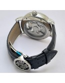  Patek Philippe Skeleton Two Time Zone SM Phase Steel Swiss Automatic Watch