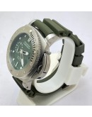 Panerai Submersible Green Rubber Strap Swiss Automatic Watch