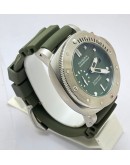 Panerai Submersible Green Rubber Strap Swiss Automatic Watch