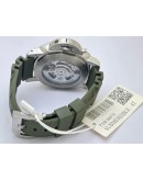 Panerai Submersible Green Rubber Strap Swiss Automatic Watch