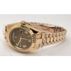 Rolex Day-Date Roman Mark Brown Rose Gold Swiss Automatic Watch