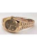 Rolex Day-Date Roman Mark Brown Rose Gold Swiss Automatic Watch