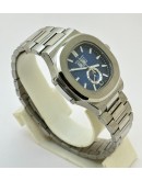 Patek Philippe Nautilus Annual Calendar Blue Steel Swiss Automatic Watch