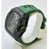 Richard Mille Poblo Mac Donough Green Swiss ETA 7750 Valjoux Movement Watch