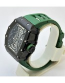 Richard Mille Poblo Mac Donough Green Swiss ETA 7750 Valjoux Movement Watch