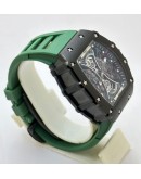 Richard Mille Poblo Mac Donough Green Swiss ETA 7750 Valjoux Movement Watch