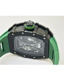 Richard Mille Poblo Mac Donough Green Swiss ETA 7750 Valjoux Movement Watch