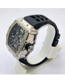 Richard Mille RM 1201 Black Rubber Strap Swiss ETA Automatic Watch