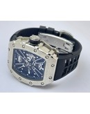 Richard Mille RM 1201 Black Rubber Strap Swiss ETA Automatic Watch