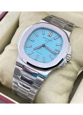 Patek Philippe Nautilus Tiffany & Co Swiss ETA Caliber 26-330 Valjoux Movement Automatic Watch