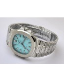 Patek Philippe Nautilus Tiffany & Co Swiss ETA Caliber 26-330 Valjoux Movement Automatic Watch