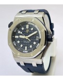 Audemars Piguet Diver Blue Rubber Strap Swiss ETA Valjoux 7750 Automatic Watch