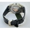 Audemars Piguet Royal Oak Steel Black Leather Strap Swiss Automatic Watch