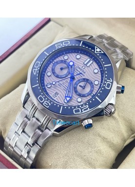 Omega Diver 300M Co‑Axial Master Grey Chronometer Chronograph watch