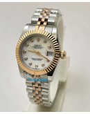 Rolex Datejust Diamond Marker Mother Of Pearl Swiss Automatic Ladies Watch