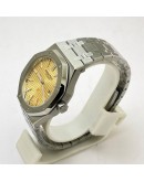 Audemars Piguet Royal Oak Steel Yellow Swiss Automatic Watch