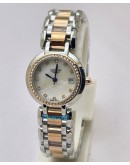 Longines Prima Luna Mother Of Pearl Dial Diamond Bezel Dual Tone Ladies Watch