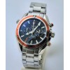 Omega Seamaster Planet Ocean Black Dial Orange Bezel Steel Watch