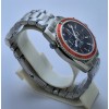Omega Seamaster Planet Ocean Black Dial Orange Bezel Steel Watch