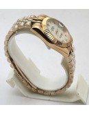 Rolex Datejust Roman Marker Rose Gold Swiss Automatic Ladies Watch