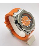 Audemars Piguet Diver Orange Rubber Strap Swiss Automatic Watch