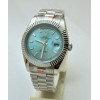 Rolex Day- Date Ice Blue Crystal Diamond Stick Mark Swiss Automatic Watch