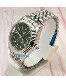 Rolex Datejust Green Steel Swiss Automatic Watch