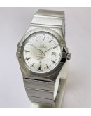 Omega Constellation Double Eagle Steel White Watch