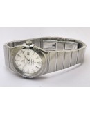 Omega Constellation Double Eagle Steel White Watch