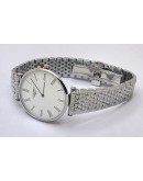 Longines Elegance La Grande White Steel Watch