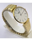 Longines Elegance La Grande White Golden Watch