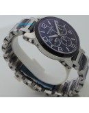 Mont Blanc Time Walker Black Swiss ETA 7750 Valjoux Movement Automatic Watch