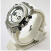 Audemars Piguet Diver Chronograph White Rubber Strap Watch