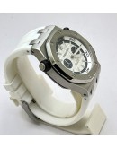 Audemars Piguet Diver Chronograph White Rubber Strap Watch