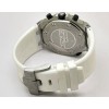 Audemars Piguet Diver Chronograph White Rubber Strap Watch