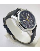 Tissot Prc 200 Black Leather Strap Watch