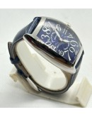 Franck Muller Crazy Hours Blue Leather Strap Swiss Automatic Watch