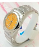 Rolex Oyster Perpetual Yellow Steel Swiss Automatic Watch