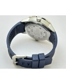 I W C Aquatimer Blue Rubber Strap Swiss Automatic Watch