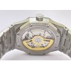 Audemars Piguet Royal Oak Steel Black Swiss ETA Valjoux 7750 Automatic Watch